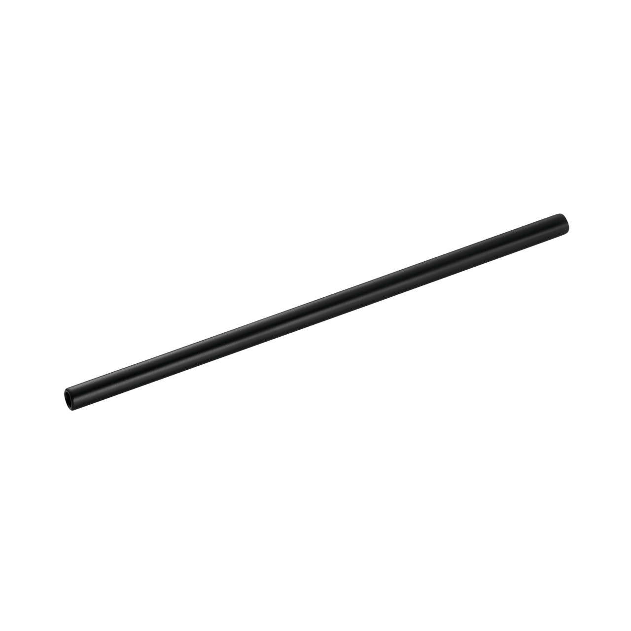Glastrinkhalm mit Bürste 200 mm schwarz / Set á 50 Stück